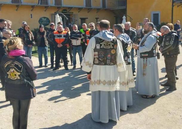 I biker del Monferrato Chappter in visita all'Ermo di Santa caterina