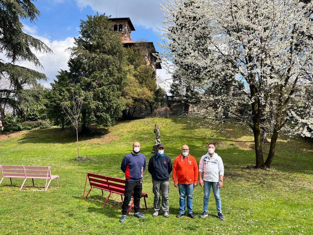 I ragazzi del Cse di Samarate in Villa Montevecchio