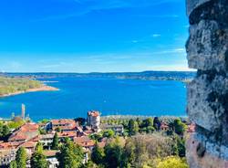 Il Lago Maggiore visto dalla Rocca di Angera