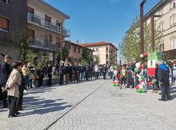 Inaugurazione piazza XXV Aprile a Gorla Minore 