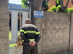 Incendio in una azienda di Gallarate