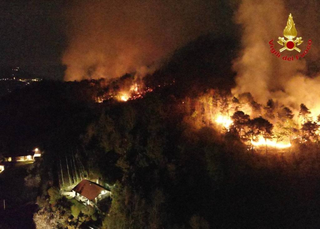 Incendio San Quirico 