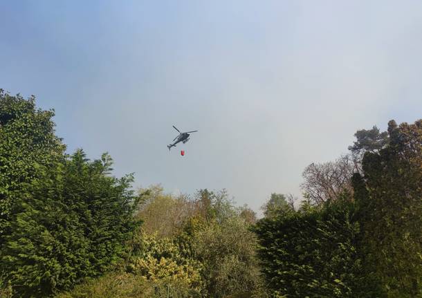 Incendio San Quirico sabato