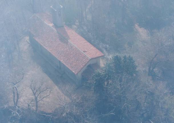 Incendio San Quirico sabato