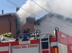 Incendio via Col di Lana Gallarate (28 aprile 2022)