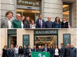 L'assessore Guidesi in visita ai negozi storici di Varese