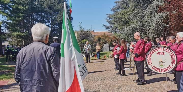 La cerimonia del 25 aprile a Canegrate