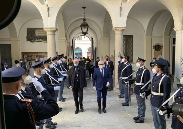 la cerimonia per i 170 anni della Polizia di Stato