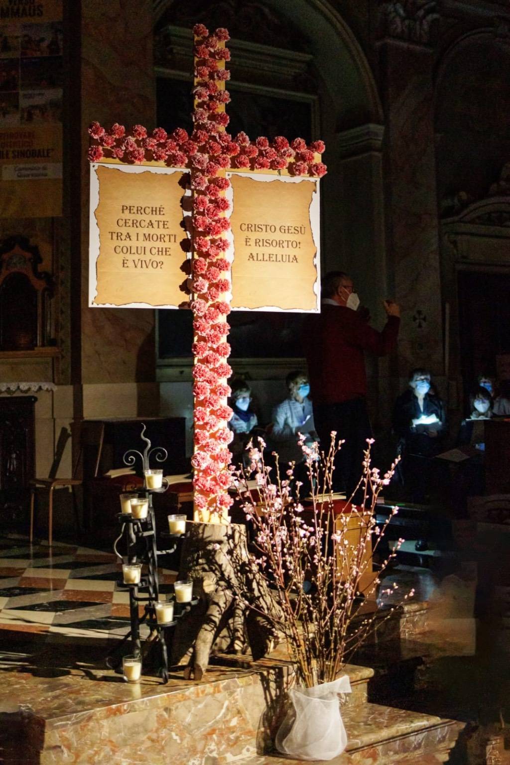 Le celebrazioni pasquali nella chiesa parrocchiale di Gerenzano