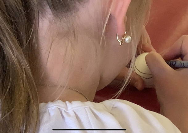 Le uova colorate dei bimbi ucraini 