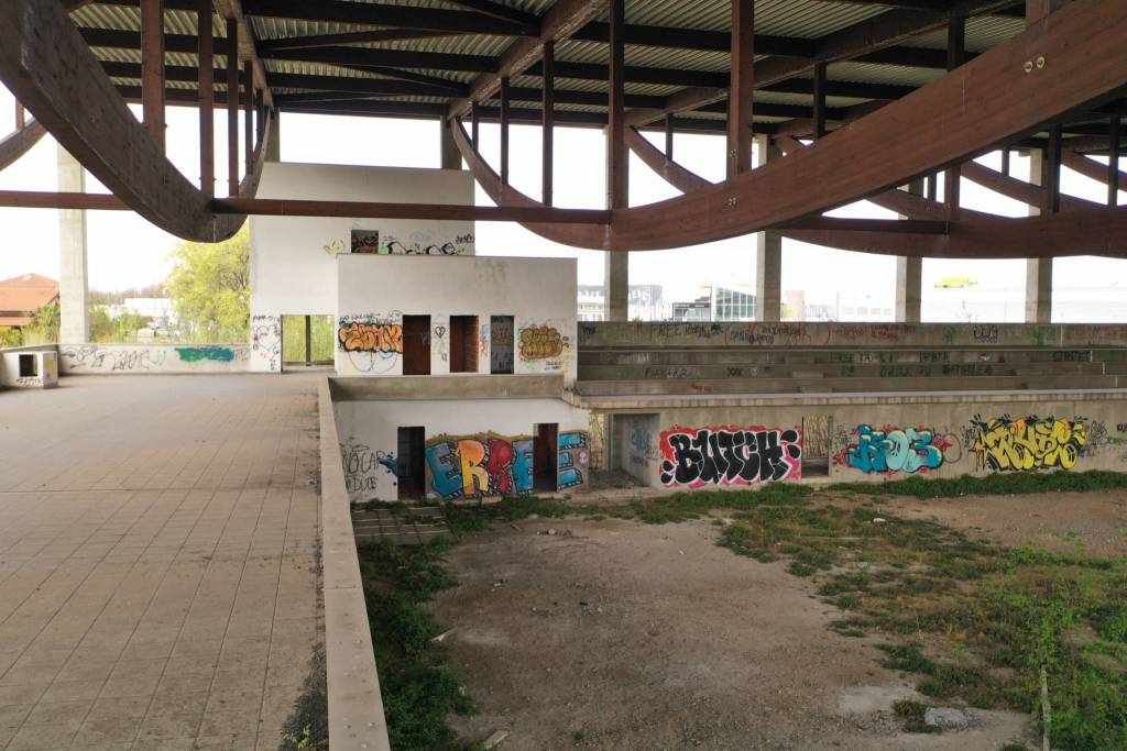 palaghiaccio busto arsizio 2022 drone