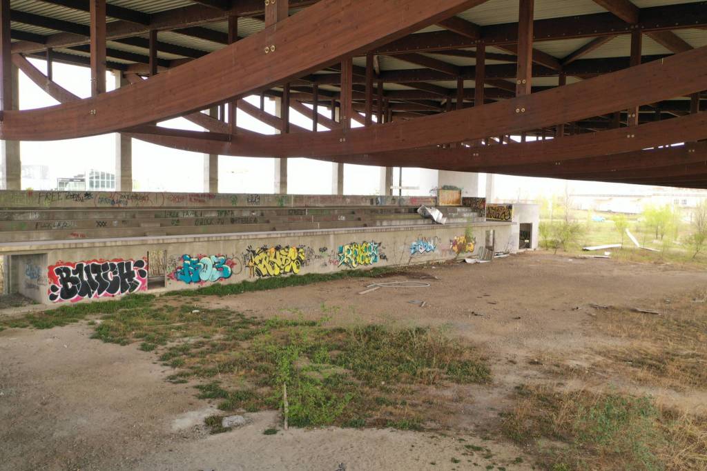 palaghiaccio busto arsizio 2022 drone