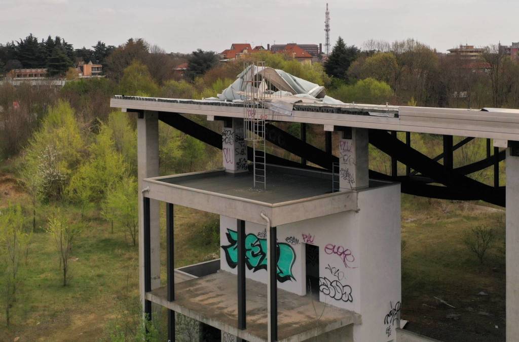 palaghiaccio busto arsizio 2022 drone