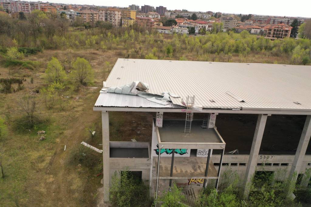 palaghiaccio busto arsizio 2022 drone