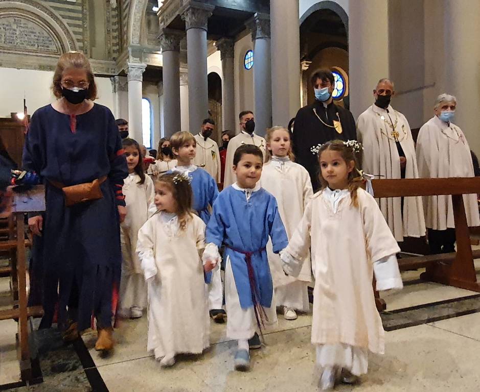 Palio di Legnano - Investitura religiosa della reggenza della contrada La Flora