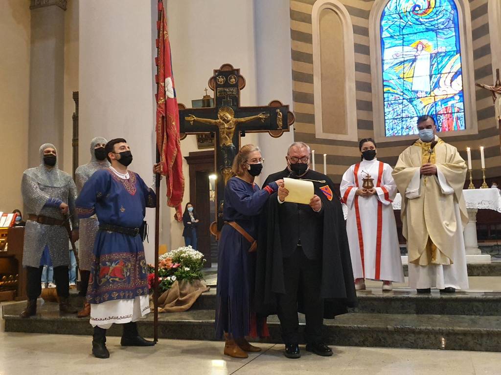 Palio di Legnano - Investitura religiosa della reggenza della contrada La Flora