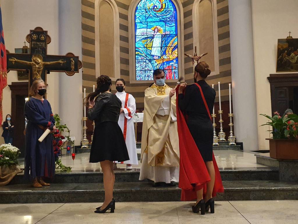 Palio di Legnano - Investitura religiosa della reggenza della contrada La Flora