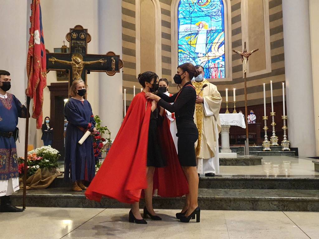 Palio di Legnano - Investitura religiosa della reggenza della contrada La Flora