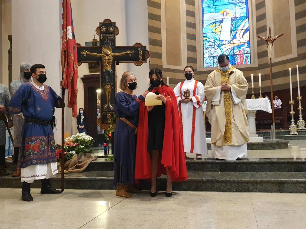 Palio di Legnano - Investitura religiosa della reggenza della contrada La Flora