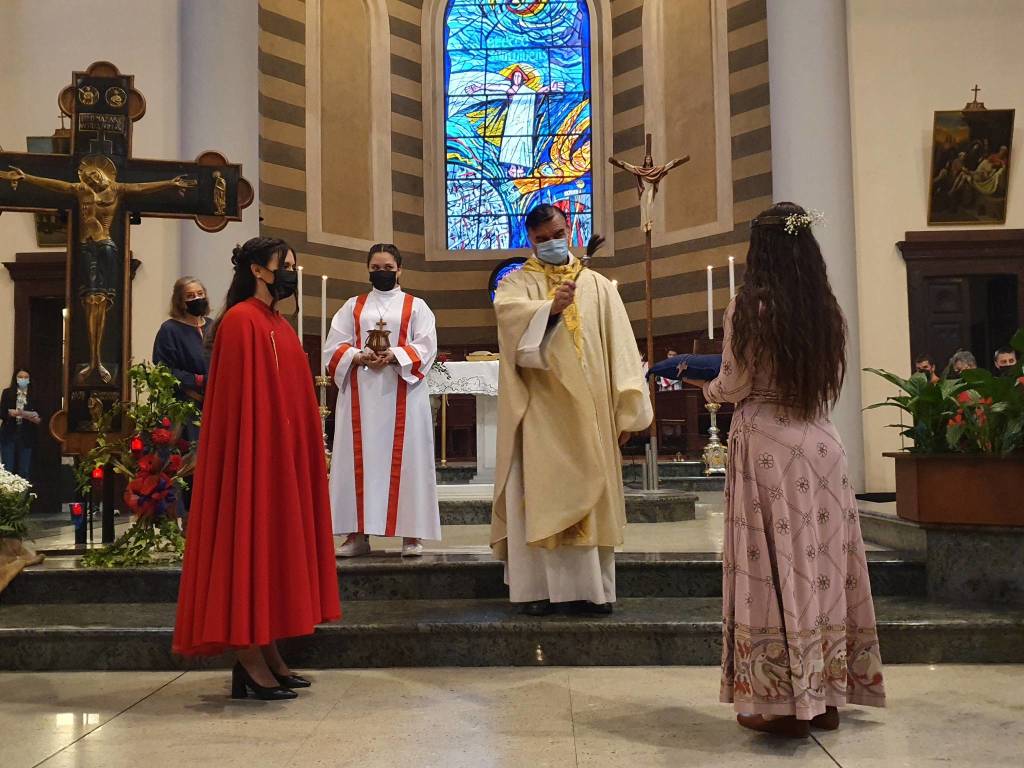Palio di Legnano - Investitura religiosa della reggenza della contrada La Flora