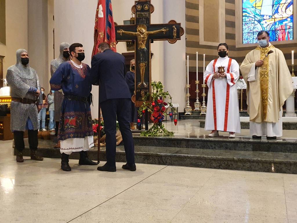 Palio di Legnano - Investitura religiosa della reggenza della contrada La Flora