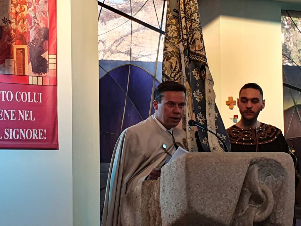 Palio di Legnano - Investitura religiosa della reggenza della contrada Sant'Erasmo