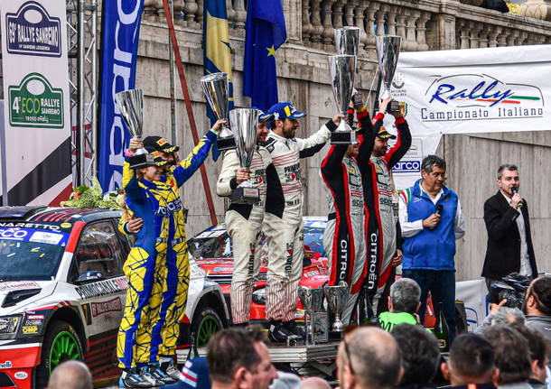 podio rallye sanremo