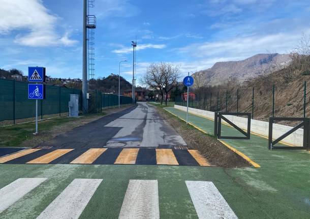 Porto Ceresio - L'inaugurazione della nuova pista ciclabile