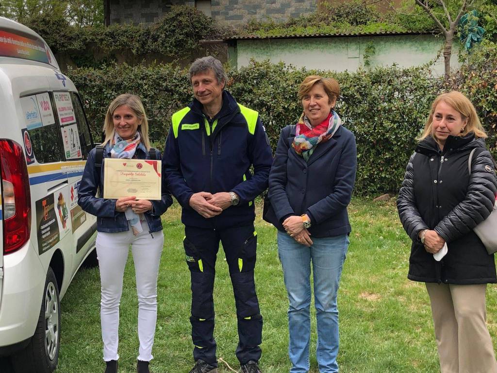 Progetto Cuore, inaugurazione del mezzo Prociv 