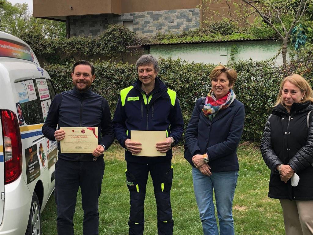 Progetto Cuore, inaugurazione del mezzo Prociv 