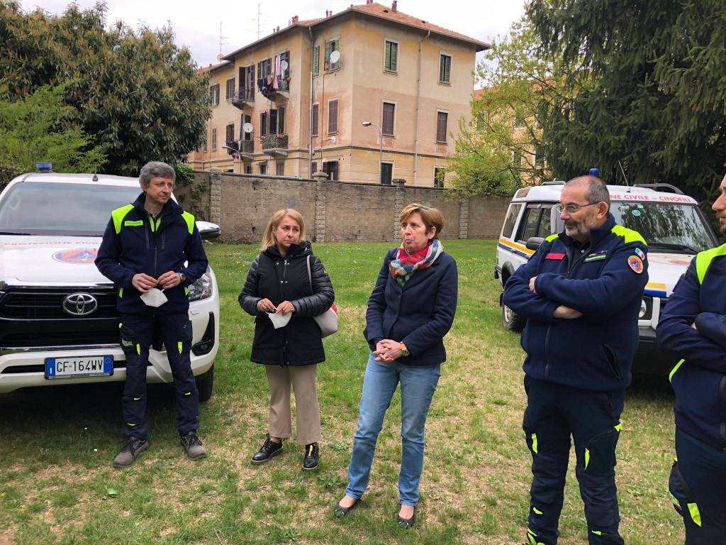 Progetto Cuore, inaugurazione del mezzo Prociv 