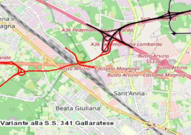 progetto variante ss 341 busto arsizio gallarate