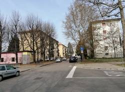 Sopralluogo al Quartiere Matteotti dell'assessore ai Lavori Pubblici di Saronno Francesca Pozzoli