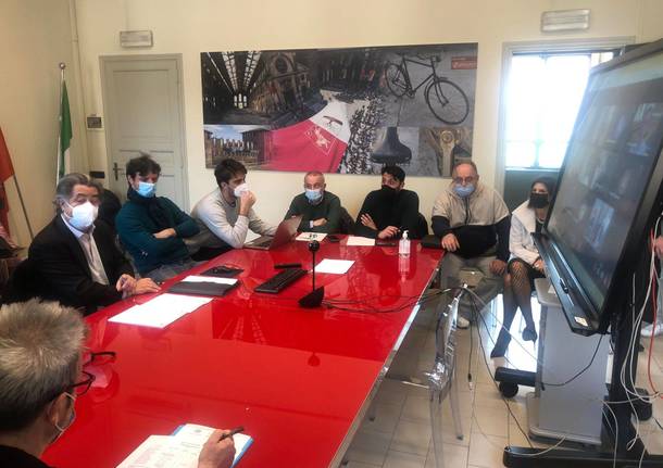 Sportivi alla commissione dello Sport a Legnano