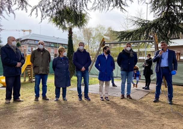 Un astronauta all'Anfass: è il murales per la giornata dell'autismo a Varese