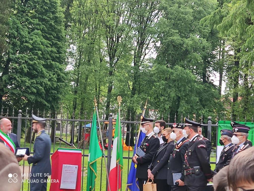 A Olgiate Olona l’inaugurazione del monumento ai Carabinieri