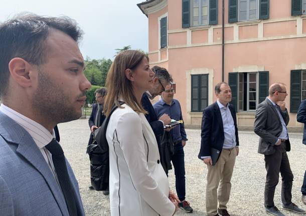 Amministratori locali europei in visita ai giardini Estensi