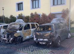 Busto Arsizio, incendio auto in via Goito