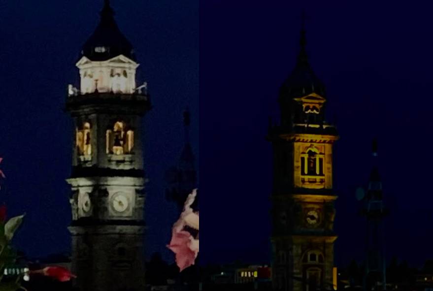 campanile bernascone illuminazione