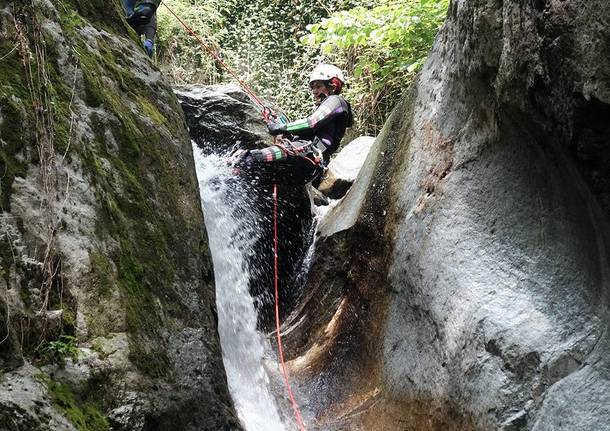 canyoning sesto calende - le salamandre - cai sesto calende