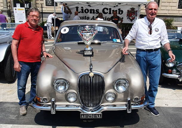 Le auto d\'epoca impegnate nel Lions Day di Busto Arsizio