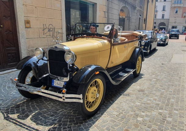 Le auto d’epoca impegnate nel Lions Day di Busto Arsizio