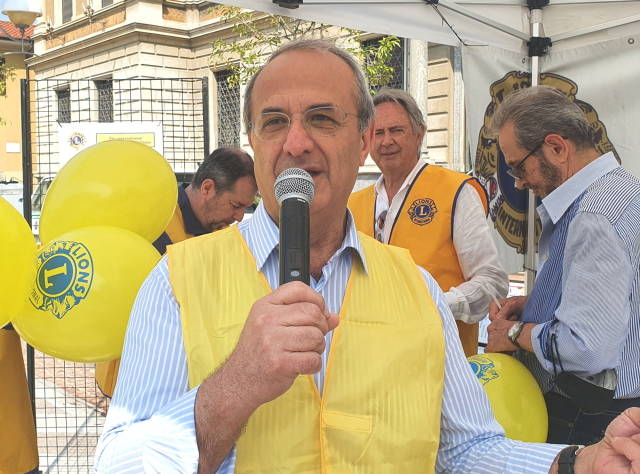 Le auto d\'epoca impegnate nel Lions Day di Busto Arsizio