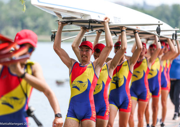 Gli europei juniores di canottaggio alla Schiranna