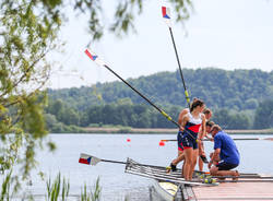 Gli europei juniores di canottaggio alla Schiranna