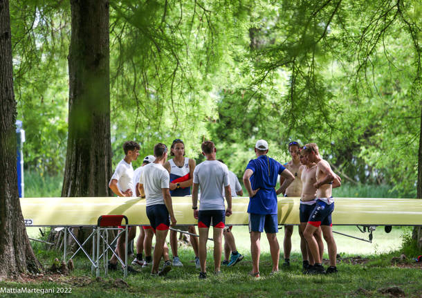 Gli europei juniores di canottaggio alla Schiranna
