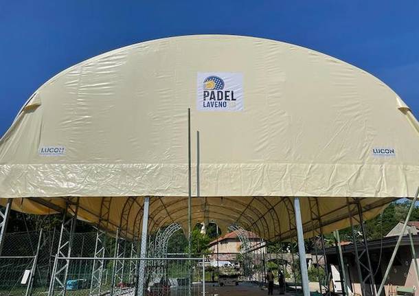 La nascita dei nuovi campi di \"Laveno Padel\"