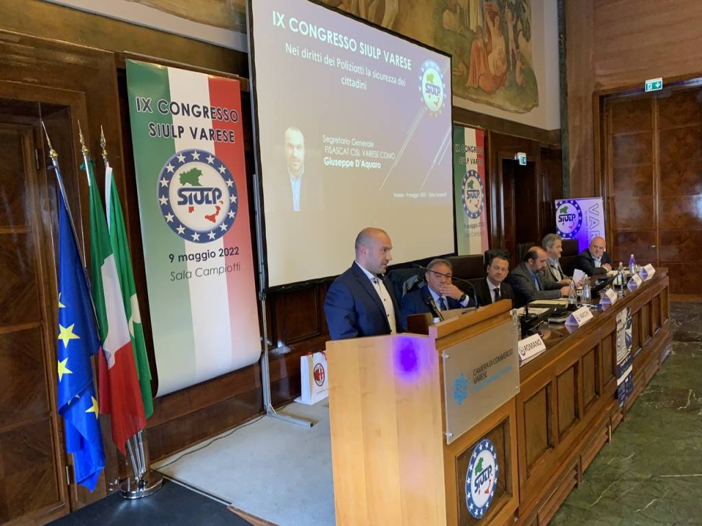 Congresso Siulp Varese in sala Campiotti