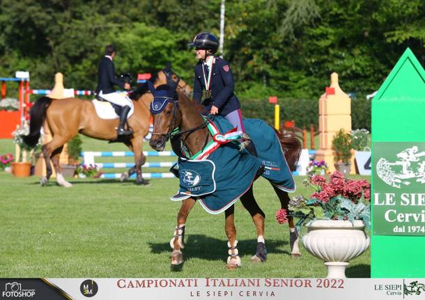 Francesca ciriesi Campione d’Italia assoluto di salto ostacoli 2022