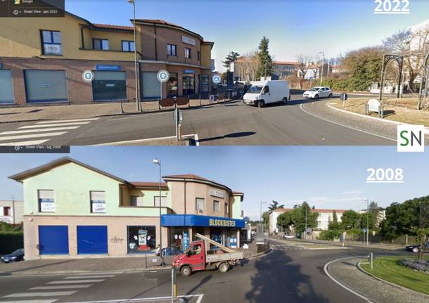 I cambiamenti e le trasformazioni di Saronno visti da Google Street View